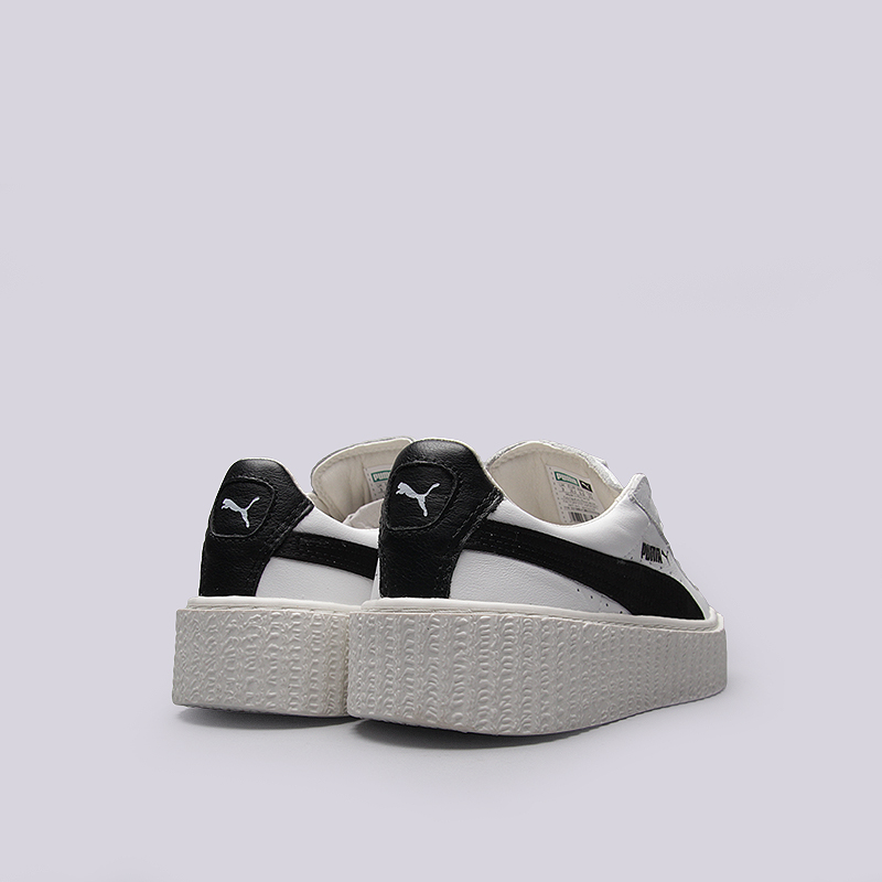 женские белые кроссовки PUMA Creeper White & Black 36446201 - цена, описание, фото 4